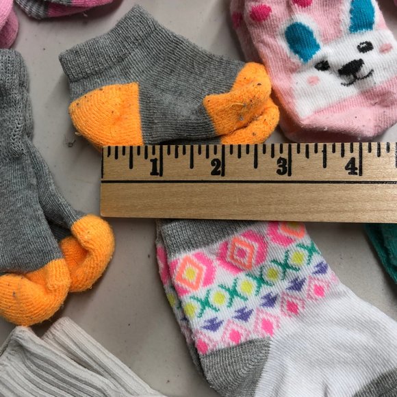 Baby Girl Socks - 14 Pair - Picture 4 of 6
